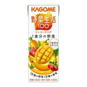 カゴメ 野菜生活100 マンゴーサラダ 200ml×24個セット｜atlife