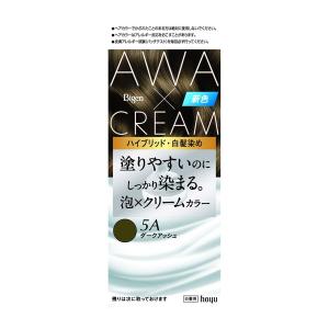 (送料無料・まとめ買い×27個セット)ホーユー ビゲン 泡クリームカラー 5A ダークアッシュ 白髪染め