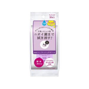 (送料無料・まとめ買い×36個セット)エージー24 クリアシャワーシート フレッシュサボンの香り 30枚入