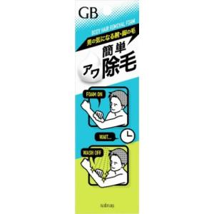 【送料無料・まとめ買い×42個セット】マンダム GB 除毛フォーム 男の気になる腕 脚の毛 簡単 アワ 除毛 80g 医薬部外品 1個｜atlife