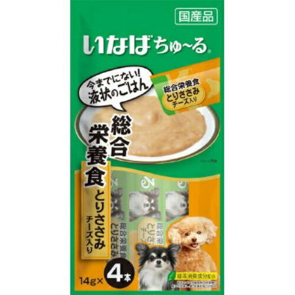 【送料無料・まとめ買い×48個セット】いなば ちゅ~る 総合栄養食 とりささみ チーズ入り 14g×...