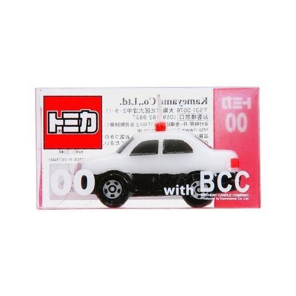 【送料無料・まとめ買い×120個セット】カメヤマ トミカ キャンドル パトカー