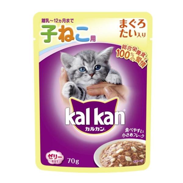 【送料無料・まとめ買い×160個セット】マースジャパン カルカン 12ヵ月までの子ねこ用 まぐろ た...