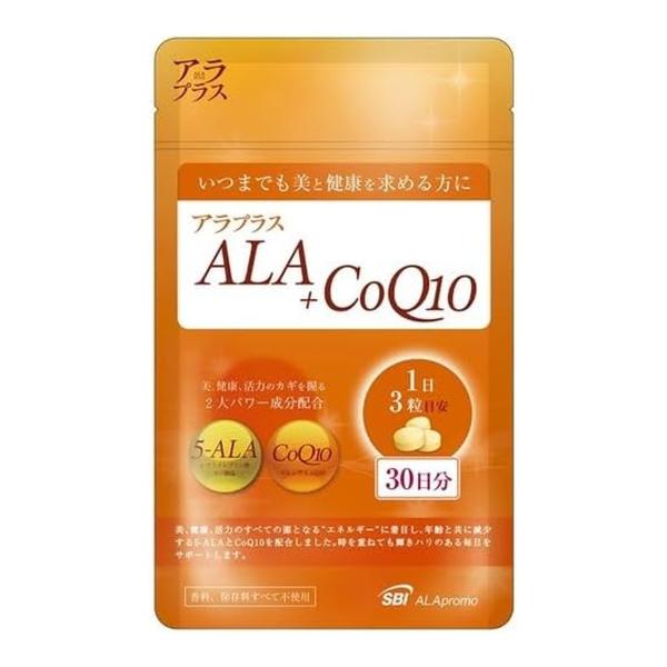 【送料無料】小川生薬 アラプラス CoQ10 30日分 90粒入 1個