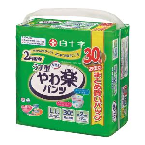 サルバ やわ楽パンツ うす型 男女共用 L-LLサイズ 2回吸収 ( 22枚入