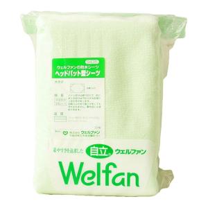 (送料無料・まとめ買い×12個セット)ウェルファン ベッドパッド型 防水シーツ グリーン Wサイズ （幅95×長さ195cm）