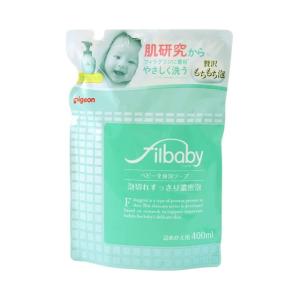 (送料無料・まとめ買い×20個セット)ピジョン フィルベビー ベビー 全身 泡ソープ つめかえ用 400ml