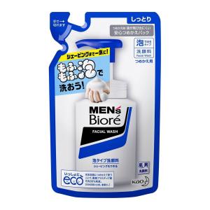 花王 メンズビオレ 泡タイプ洗顔 つめかえ 130ml 【送料無料・まとめ買い×24個セット】｜atlife