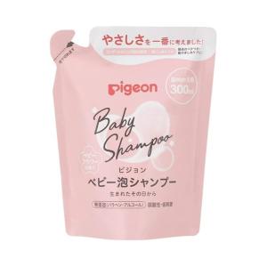 (送料無料・まとめ買い×30個セット)ピジョン ベビー泡シャンプー ベビーフラワーの香り 詰めかえ用 300ml