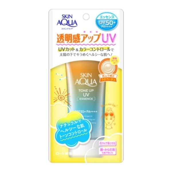 【送料無料・まとめ買い×36個セット】ロート製薬 スキンアクア トーンアップ UV エッセンス ラテ...