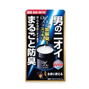 (送料無料・まとめ買い×48個セット)ロート製薬 DeOu デ・オウ 薬用 プロテクト デオジャム 50g 制汗剤