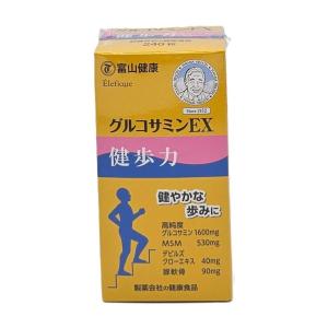 (送料無料・まとめ買い×72個セット)富山薬品 グルコサミンEX 健歩力 240粒