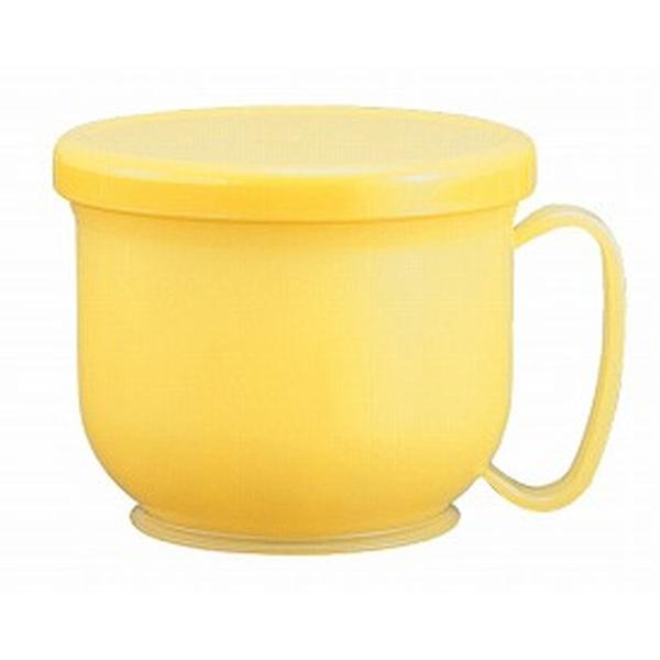 (送料無料・まとめ買い×80個セット)小森樹脂 デンタルコップ 爽やかさん イエロー 入れ歯洗浄保管...