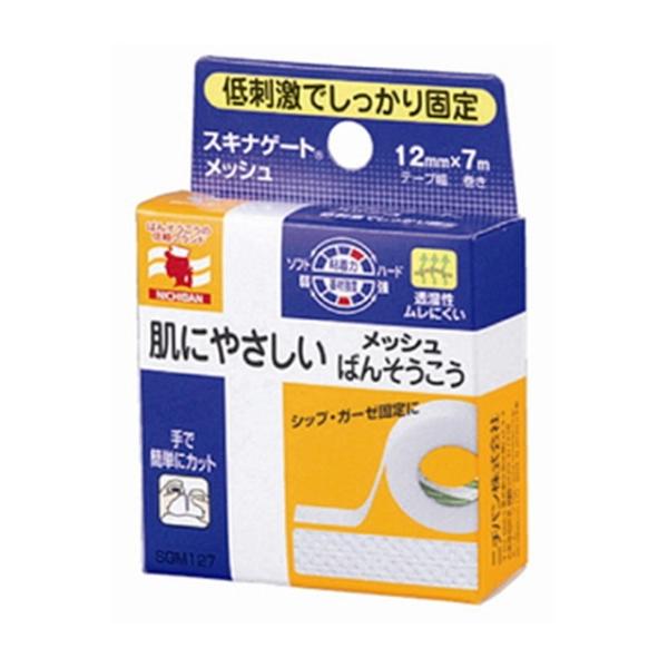 【送料無料・まとめ買い×100個セット】ニチバン スキナゲートメッシュ 12mm×7m