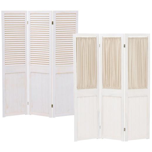 パーテーション 幅40 高さ150 三つ折り 3連 間仕切り 目隠し カーテン ブラインド 木製 天...
