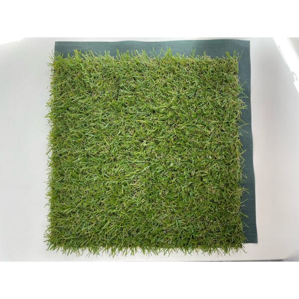 人工芝マット9枚組セット　防草シート付き（TAN-978-9）（ガーデニング　園芸　雑草対策）