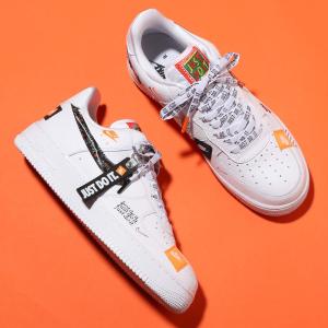 ナイキ NIKE スニーカー エア フォース 1 07 プレミアム JDI (WHITE/WHITE-BLACK-TOTAL ORANGE) 18FA-S