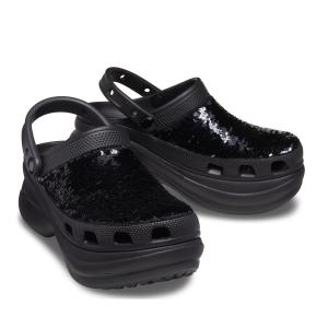 クロックス crocs サンダル クラシック ベイ スパンコール クロッグ ウィメン (Black/Multi) 21SS-I
