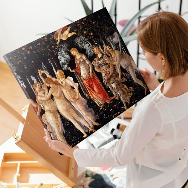 アートパネル アートボード ボッティチェリ プリマヴェーラ 45x33 A3 壁掛け インテリア 絵...