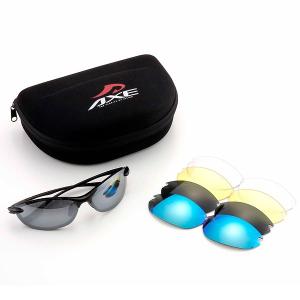 人気スポーツサングラスブランド アックス メンズ レディース AXE AS-350 CS 交換レンズ5枚セット