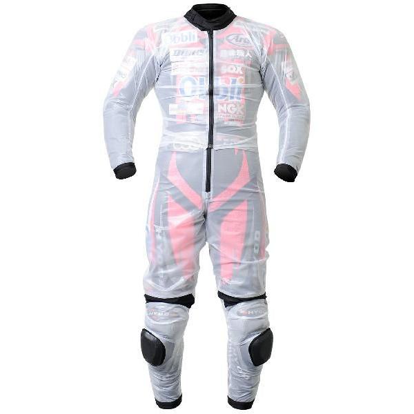 雨に強い 防水 レーシング レインスーツ レーシングスーツ 革ツナギにおすすめ オーダー ワッペン ...