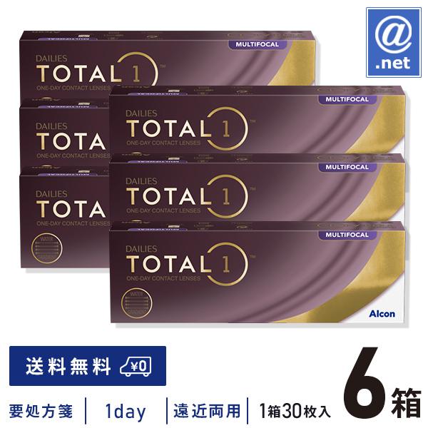 コンタクトレンズ遠近両用 デイリーズトータルワン マルチフォーカル30枚×6箱 送料無料 1日使い捨...