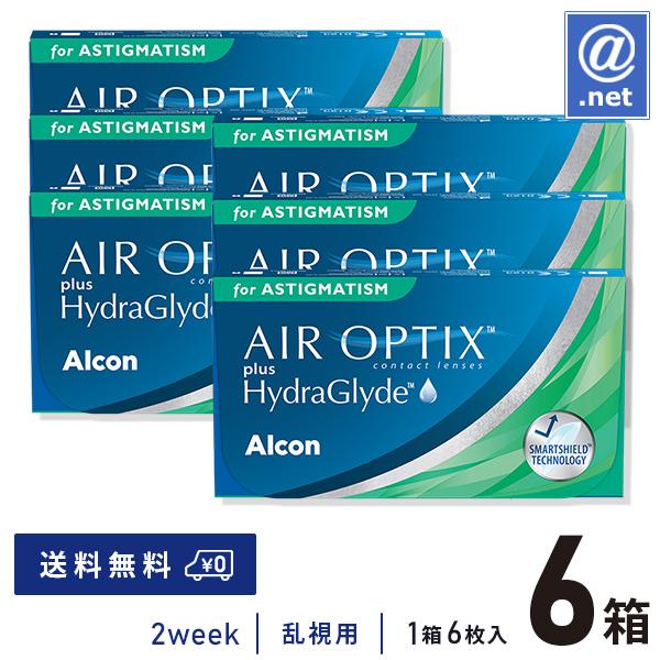 コンタクトレンズ乱視用 エアオプティクス プラス ハイドラグライド乱視用×6箱 送料無料