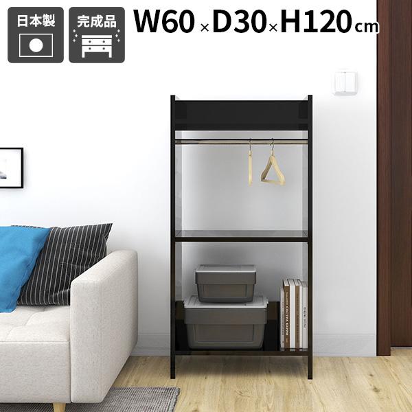 オープンクローゼット ハンガーラック 光沢感 洋服収納 押入れ リビング 整理 収納スペース 空間 ...