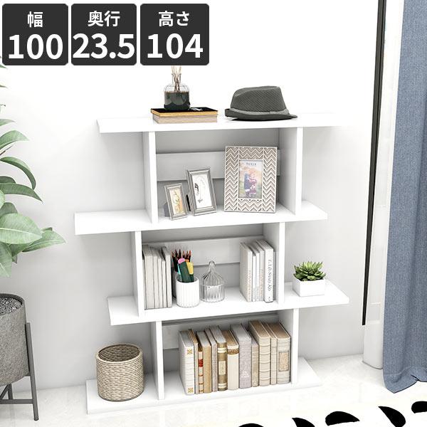 パーテーションラック 3段 ディスプレイシェルフ オープンラック 本棚 A4 パーティション 自立 ...