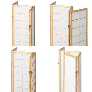 パーテーション 障子 間仕切り 4連 120c...の詳細画像3