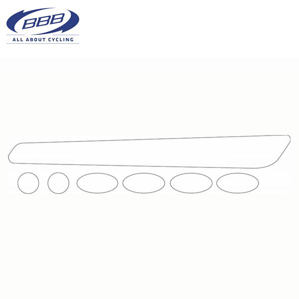 BBB バイクスキン [BBP-50] 35630 クリア 自転車 チェーン プロテクター