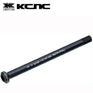 KCNC ヘックスタイプスルーアクスル M12 P1.5/18mm-L161mm 530005 SHIMANO E-THRU 161MM ブラック｜atomic-cycle