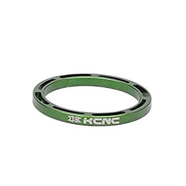 KCNC ヘッド スペーサー SLS 6061 アルミニウム 506041 2mm グリーン 肉抜加...