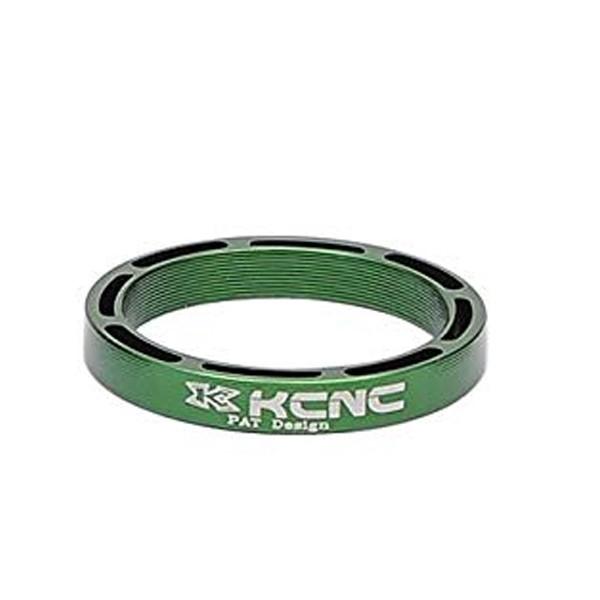 KCNC ヘッド スペーサー SLS 6061 アルミニウム 506042 3mm グリーン 肉抜加...