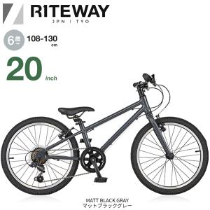 ライトウェイ ジット 20 RITEWAY Zit 20 マットブラックグレー 子供 自転車