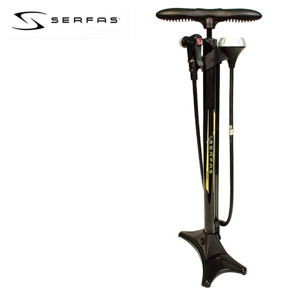 サーファス 空気入れ FP-200 SERFAS 046711 フロア デュアルヘッド 160PSI...