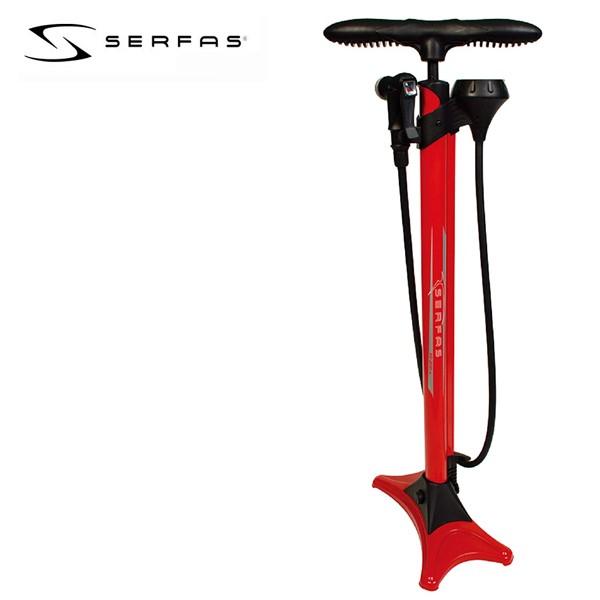 サーファス 空気入れ FP-200 SERFAS 046712 フロア デュアルヘッド 160PSI...