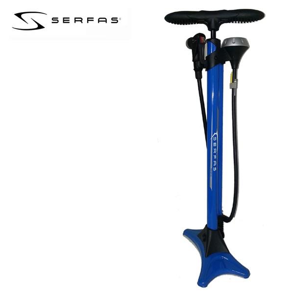 サーファス 空気入れ FP-200 SERFAS 046714 フロア デュアルヘッド 160PSI...