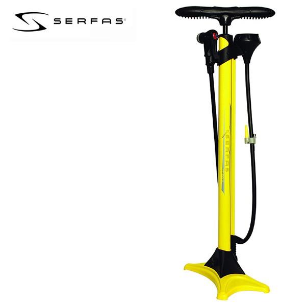 サーファス 空気入れ FP-200 SERFAS 046719 フロア デュアルヘッド 160PSI...
