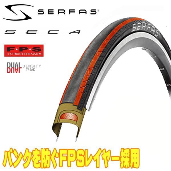 サーファス セカ ロードタイヤ SERFAS SECA 728036 700X25C レッド