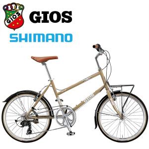 GIOS ジオス ミニベロ PULMINO ジオス プルミーノ ブラウン 小径車｜atomic-cycle