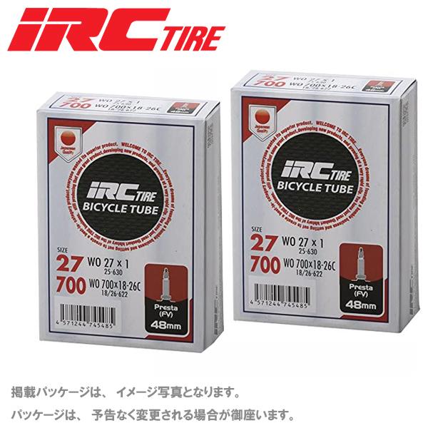 【2本セット】 IRC アイアールシー 700×38-43C 英式 30mm 箱入り 自転車 チュー...