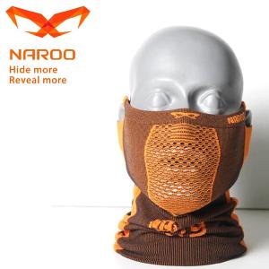 冬 保温 マスク NAROO MASK ナルーマスク X5 ブラック／オレンジ 63X5BLACKORANGE フェイスマスクの商品画像
