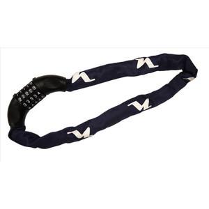 NIKKO ニッコー 自転車 鍵 N661C750 5桁ダイヤル式 チェーン ロック ブルー