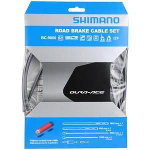 SHIMANO シマノ ロード用 ポリマー ブレーキ ケーブルセット ハイテックグレー Y8YZ98040｜atomic-cycle