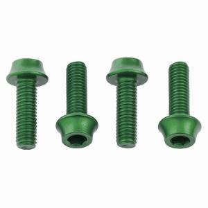 Wolf Tooth ウルフトゥース コンポーネンツ Wolf Tooth Water Bottle Cage Bolts Green ボトルゲージ ボルト