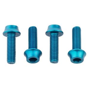 Wolf Tooth ウルフトゥース コンポーネンツ Wolf Tooth Water Bottle Cage Bolts Teal ボトルゲージ ボルト