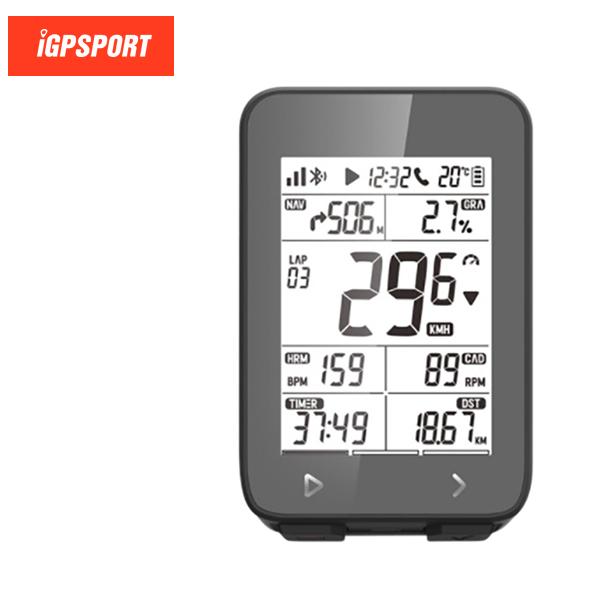 iGPSPORT サイクルコンピュター iGS320 ブラック GPS サイクルコンピューター