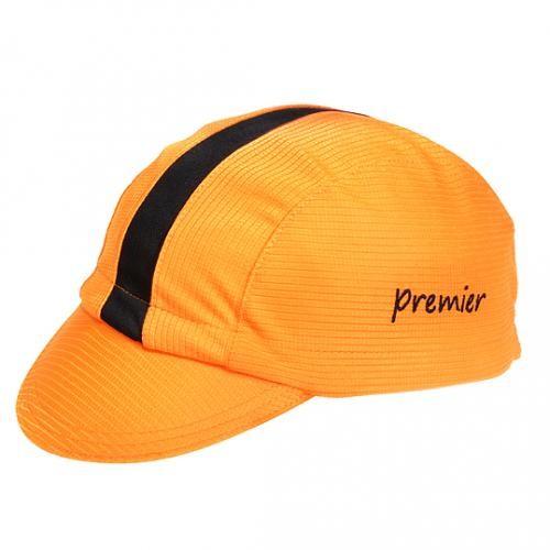 Premier サイクルキャップ オレンジXブラック 2700189