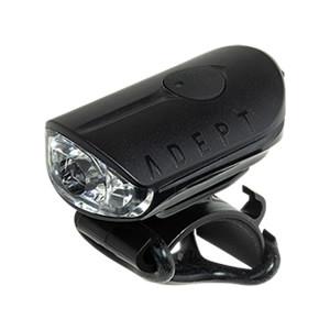自転車 ライト ADEPT アデプト アモ 100 BLK LPF18500